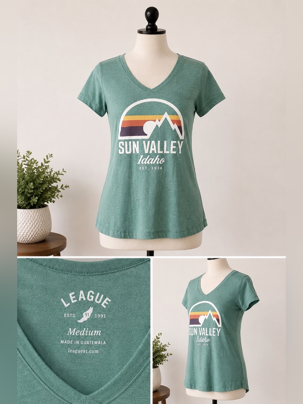 League Green Sun Valley Short Sleeve Tee